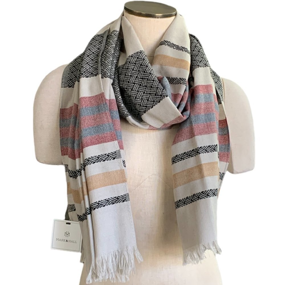 Mark & Hall Hallmark Lightweight‎ Scarf New w/ Tags #69G